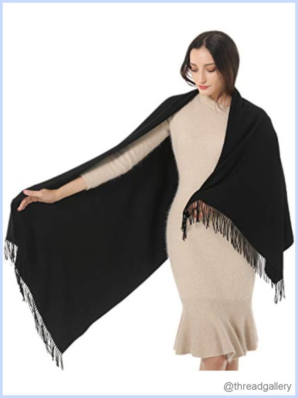 Large Pashmina Shawl Wrap Soft Scarf Evening Wedding Women